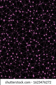 Abstract Low Polygon color Generative Art background illustration
