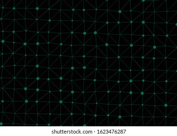 Abstract Low Polygon color Generative Art background illustration