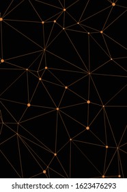 Abstract Low Polygon color Generative Art background illustration