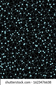 Abstract Low Polygon color Generative Art background illustration