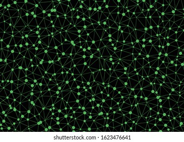 Abstract Low Polygon color Generative Art background illustration