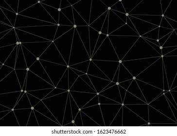 Abstract Low Polygon color Generative Art background illustration