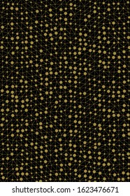 Abstract Low Polygon color Generative Art background illustration