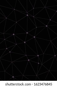 Abstract Low Polygon color Generative Art background illustration