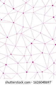 Abstract Low Polygon color Generative Art background illustration