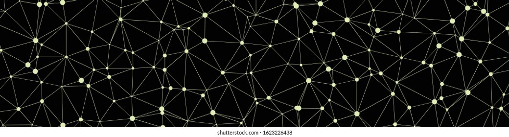 Abstract Low Polygon Generative Art background illustration