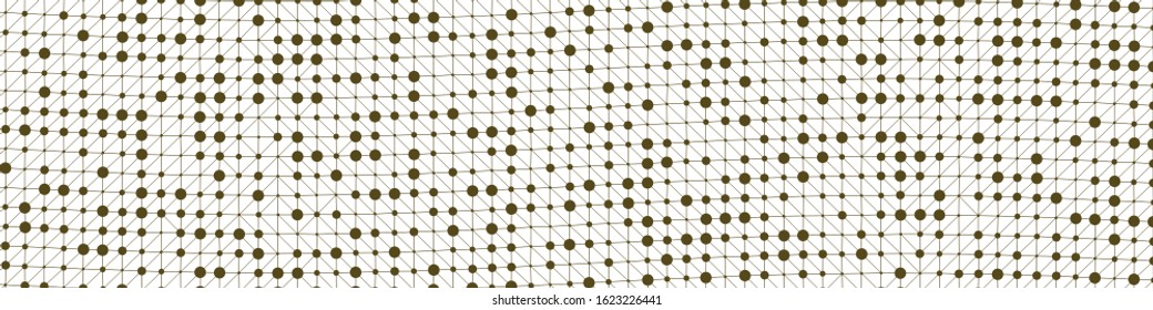 Abstract Low Polygon Generative Art background illustration