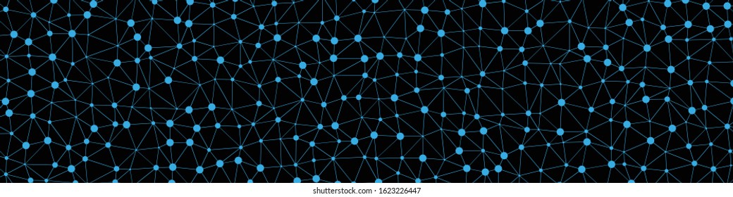 Abstract Low Polygon Generative Art background illustration