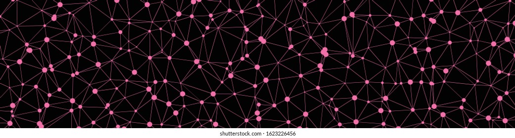 Abstract Low Polygon Generative Art background illustration