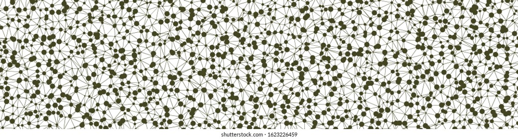 Abstract Low Polygon Generative Art background illustration
