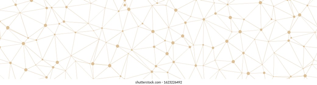 Abstract Low Polygon Generative Art background illustration
