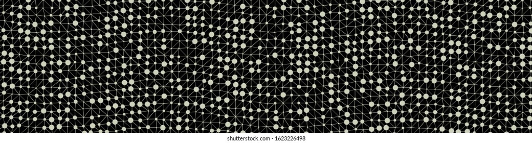 Abstract Low Polygon Generative Art background illustration