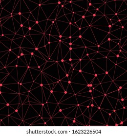 Abstract Low Polygon Generative Art background illustration
