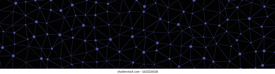 Abstract Low Polygon Generative Art background illustration