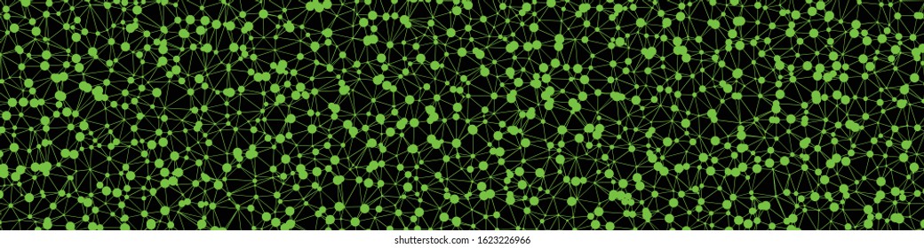 Abstract Low Polygon Generative Art background illustration