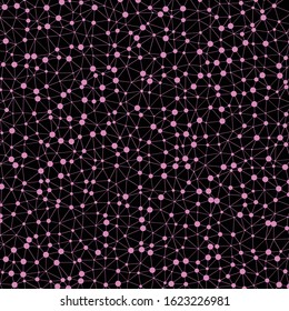 Abstract Low Polygon Generative Art background illustration