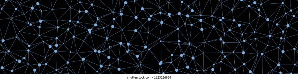 Abstract Low Polygon Generative Art background illustration