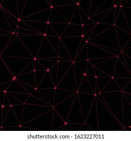 Abstract Low Polygon Generative Art background illustration