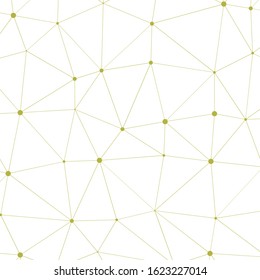 Abstract Low Polygon Generative Art background illustration
