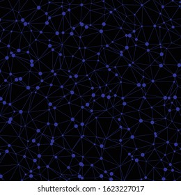 Abstract Low Polygon Generative Art background illustration