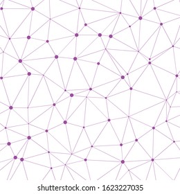 Abstract Low Polygon Generative Art background illustration