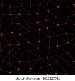 Abstract Low Polygon Generative Art background illustration