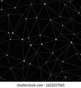 Abstract Low Polygon Generative Art background illustration