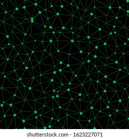 Abstract Low Polygon Generative Art background illustration