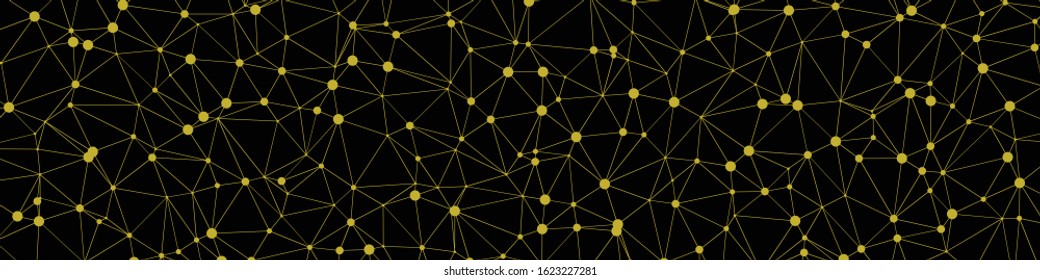Abstract Low Polygon Generative Art background illustration