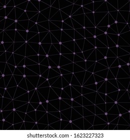 Abstract Low Polygon Generative Art background illustration