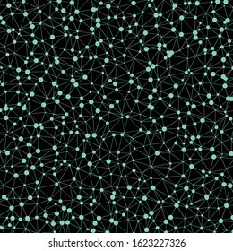 Abstract Low Polygon Generative Art background illustration