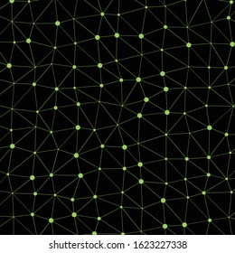 Abstract Low Polygon Generative Art background illustration