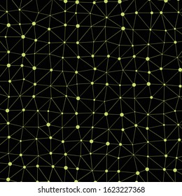 Abstract Low Polygon Generative Art background illustration