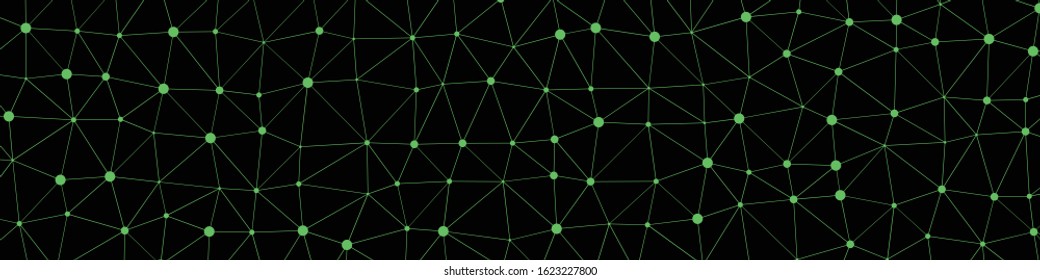 Abstract Low Polygon Generative Art background illustration