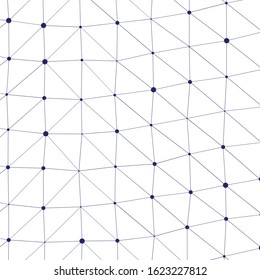 Abstract Low Polygon Generative Art background illustration