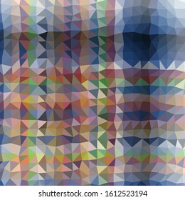 Abstract Low Polygon gradient Generative Art background illustration