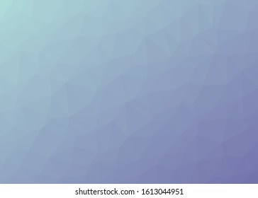 Abstract Low Polygon gradient Generative Art background illustration