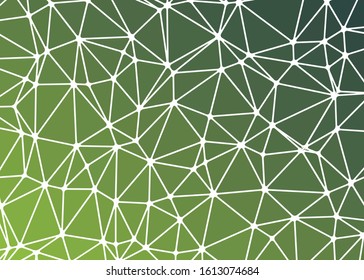 Abstract Low Polygon gradient Generative Art background illustration