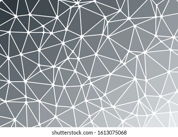 Abstract Low Polygon gradient Generative Art background illustration