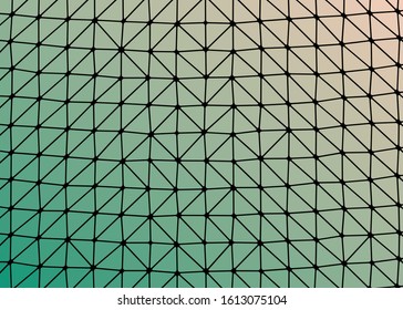 Abstract Low Polygon gradient Generative Art background illustration