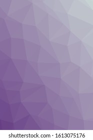 Abstract Low Polygon gradient Generative Art background illustration