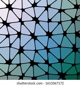 Abstract Low Polygon gradient Generative Art background illustration