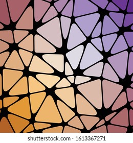 Abstract Low Polygon gradient Generative Art background illustration