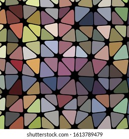 Abstract Low Polygon gradient Generative Art background illustration
