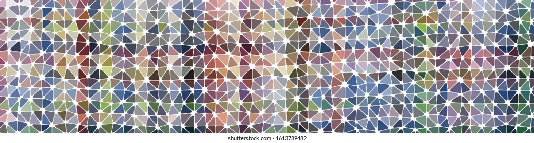Abstract Low Polygon gradient Generative Art background illustration