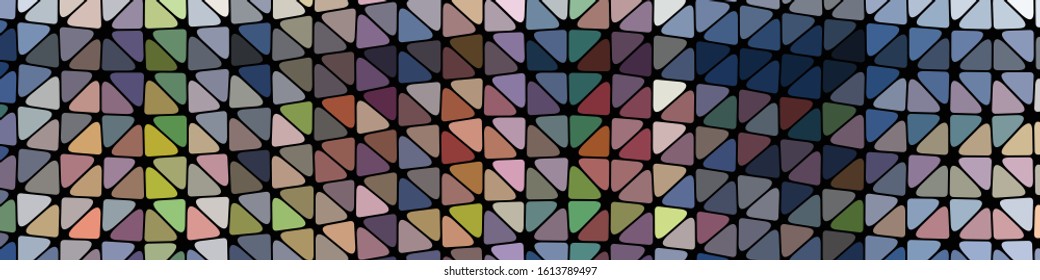 Abstract Low Polygon gradient Generative Art background illustration