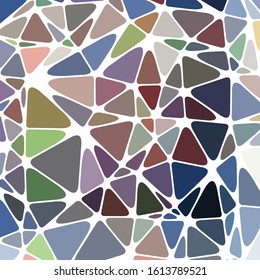 Abstract Low Polygon gradient Generative Art background illustration