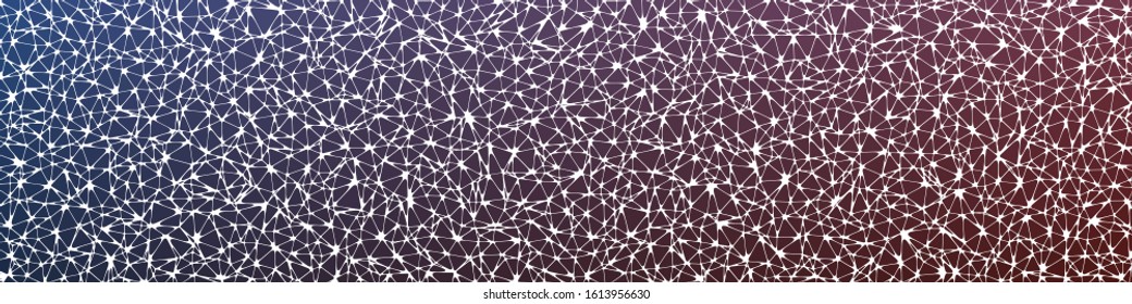 Abstract Low Polygon gradient Generative Art background illustration