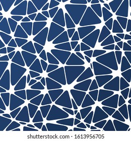 Abstract Low Polygon gradient Generative Art background illustration