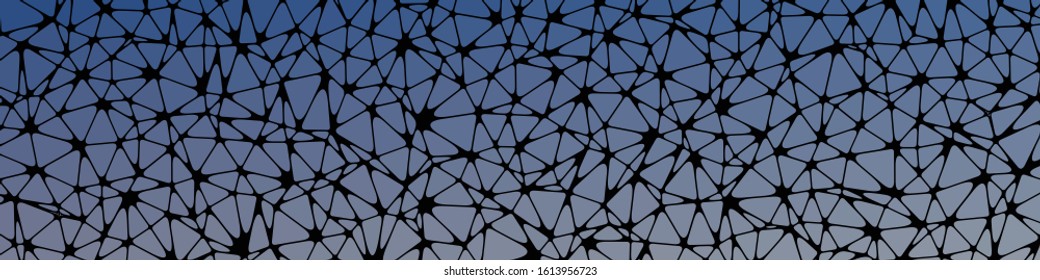 Abstract Low Polygon gradient Generative Art background illustration
